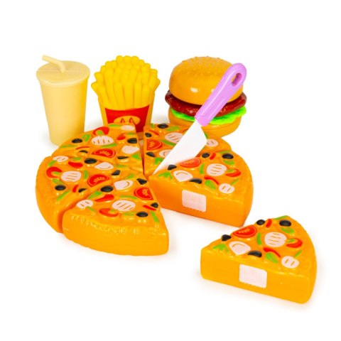 ZESTAW ZABAWKOWY FAST FOOD PIZZA FRYTKI HOTDOG DLA DZIECI NA RZEPY ZESTAW ZABAWKOWY FAST FOOD PIZZA FRYTKI HOTDOG DLA DZIECI NA RZEPY