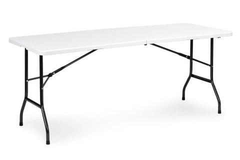 Zestaw cateringowy stół bankietowy 180cm 2 ławki biały ModernHome Zestaw cateringowy stół bankietowy 180cm 2 ławki biały ModernHome