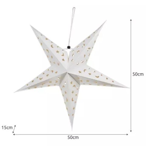Gwiazda LED 3D- 60cm Ruhhy 20076 Gwiazda LED 3D- 60cm Ruhhy 20076