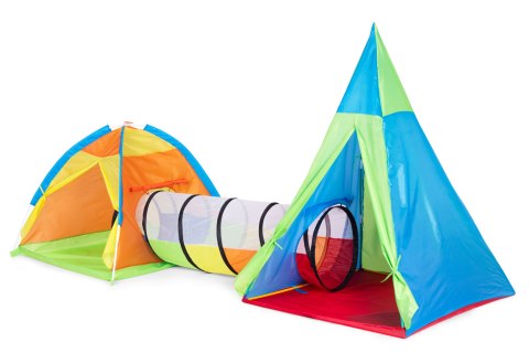 Namiot dla dzieci plac zabaw 3w1 iglo tipi tunel IPLAY Namiot dla dzieci plac zabaw 3w1 iglo tipi tunel IPLAY