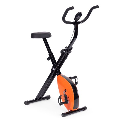 Rowerek treningowy rower stacjonanry fitness mechaniczny licznik komputer płynna regulacja - pomarańczowy ModernHome Rowerek treningowy rower stacjonanry fitness mechaniczny licznik komputer płynna regulacja - pomarańczowy ModernHome