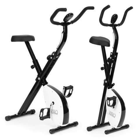 Rowerek treningowy rower stacjonarny fitness mechaniczny licznik komputer płynna regulacja - biały ModernHome Rowerek treningowy rower stacjonarny fitness mechaniczny licznik komputer płynna regulacja - biały ModernHome