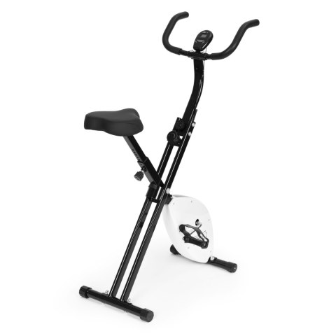 Rowerek treningowy rower stacjonarny fitness mechaniczny licznik komputer płynna regulacja - biały ModernHome Rowerek treningowy rower stacjonarny fitness mechaniczny licznik komputer płynna regulacja - biały ModernHome