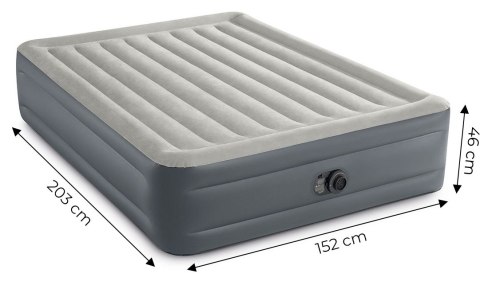 Duży dmuchany materac 203x152 cm z wbudowaną pompką INTEX 64126 Duży dmuchany materac 203x152 cm z wbudowaną pompką INTEX 64126