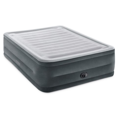Materac łóżko do spania dwuosobowy z pompką automatyczną - 203x152 cm INTEX 64418 Materac łóżko do spania dwuosobowy z pompką automatyczną - 203x152 cm INTEX 64418