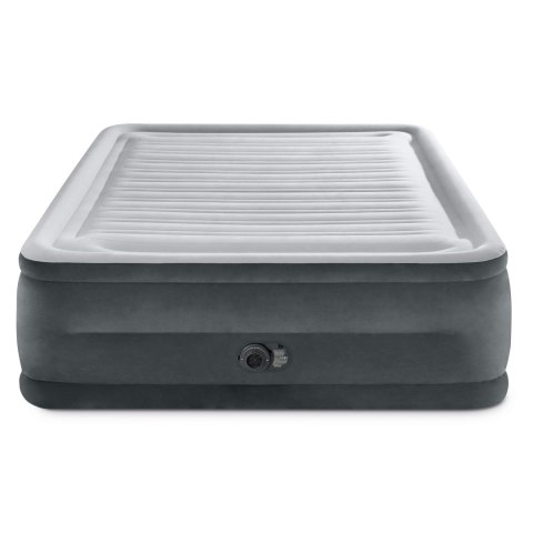 Materac łóżko do spania dwuosobowy z pompką automatyczną - 203x152 cm INTEX 64418 Materac łóżko do spania dwuosobowy z pompką automatyczną - 203x152 cm INTEX 64418