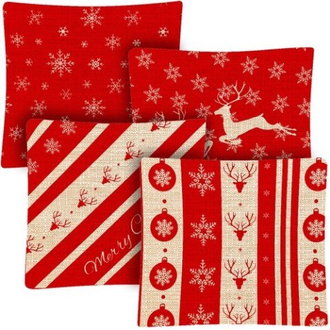 Poszewka dekoracyjna 45x45cm - zestaw 4 szt. Ruhhy Poszewka dekoracyjna 45x45cm - zestaw 4 szt. Ruhhy