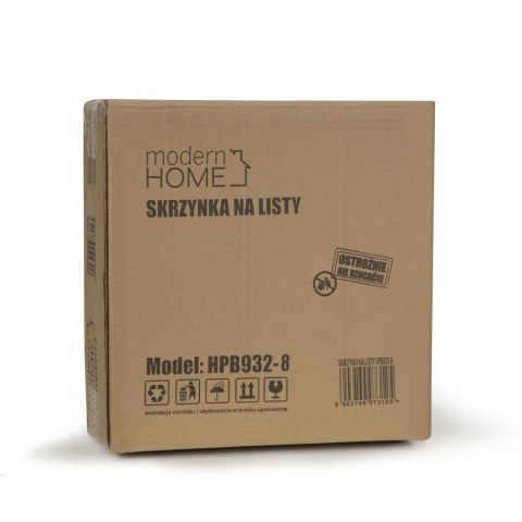 Skrzynka pocztowa listy gazety stal galwanizowana ModernHome Skrzynka pocztowa listy gazety stal galwanizowana ModernHome