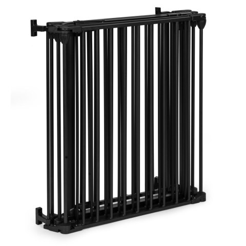 Bramka kojec barierka ochronna dla dzieci i zwierząt 5 paneli 60 cm metal czarny ECOTOYS Bramka kojec barierka ochronna dla dzieci i zwierząt 5 paneli 60 cm metal czarny ECOTOYS