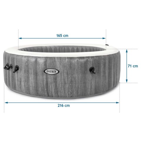 Dmuchane jacuzzi hydromasaż 6 os. 216x71 cm WIFI akcesoria premium INTEX 28442 Dmuchane jacuzzi hydromasaż 6 os. 216x71 cm WIFI akcesoria premium INTEX 28442