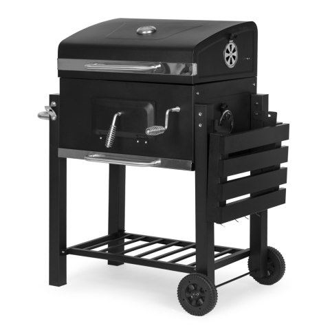 Grill węglowy duży ogrodowy z pokrywą termometr półki koła dmuchawa gratis Grill węglowy duży ogrodowy z pokrywą termometr półki koła dmuchawa gratis