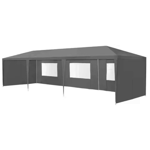 Namiot pawilon ogrodowy handlowy 3x9 m 8 ścianek szary MultiGarden Namiot pawilon ogrodowy handlowy 3x9 m 8 ścianek szary MultiGarden