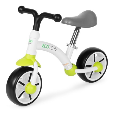 Rowerek biegowy dla dzieci koła EVA regulacja siodełka zielony ECOTOYS Rowerek biegowy dla dzieci koła EVA regulacja siodełka zielony ECOTOYS