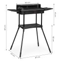 Grill elektryczny 3w1 stojący stołowy płyta grillowa ociekacz termostat MultiGarden