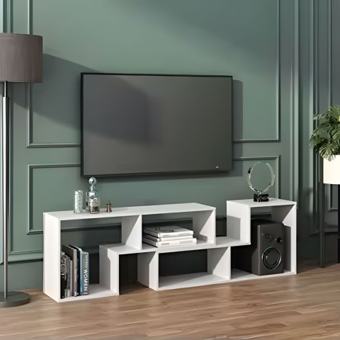 Nowoczesny regał modułowy geometryczny szafka na książki 4 półki ModernHome Nowoczesny regał modułowy geometryczny szafka na książki 4 półki ModernHome