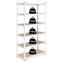 Regał magazynowy 222x110x50 cm stal galwanizowana 6 półek 1050 kg ModernHome