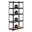 Regał metalowy magazynowy 180x90x40 cm do garażu piwnicy 5 półek 875 kg ModernHome