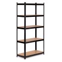 Regał metalowy magazynowy 180x90x40 cm do garażu piwnicy 5 półek 875 kg ModernHome