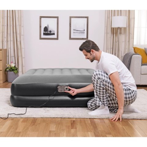 Materac z pompką 203x152x46cm BESTWAY 67403 Materac z pompką 203x152x46cm BESTWAY 67403