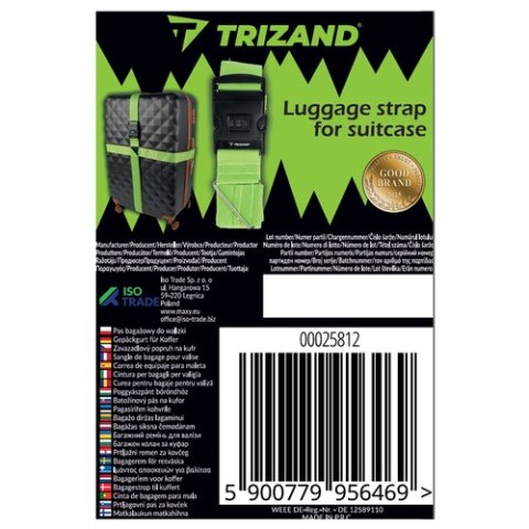Pas bagażowy do walizki Trizand 25812 Pas bagażowy do walizki Trizand 25812