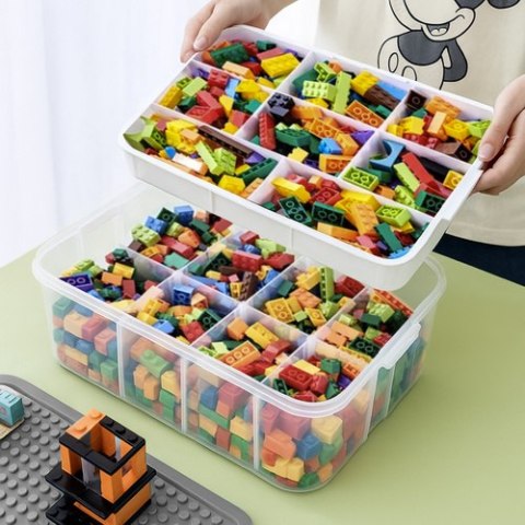 Pudełko na klocki- 3 poziomy Kruzzel 25757 Pudełko na klocki- 3 poziomy Kruzzel 25757