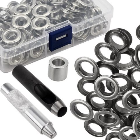 Zestaw oczek do plandeki 12mm 100szt.Gardlov 25811 Zestaw oczek do plandeki 12mm 100szt.Gardlov 25811